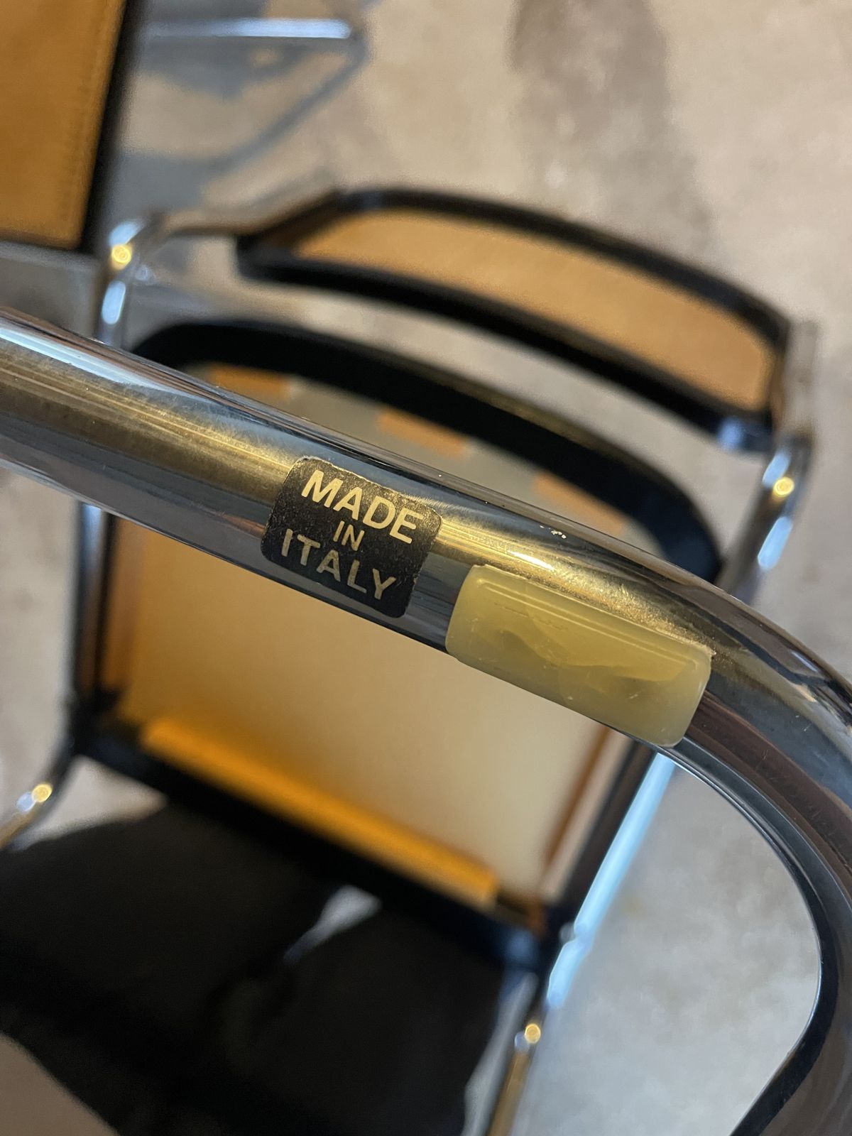 Set Of 6 Vintage Marcel Breuer Habitat Chairs – Cane & Chrome – Made In Italy (1970s) photo vinterior