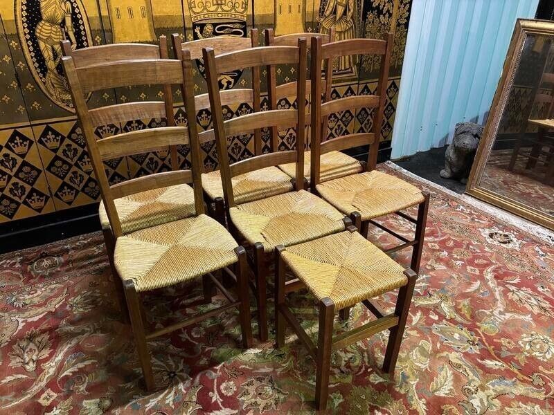 Paire De Bergères Gondoles De Style Louis XV Bois Réchampi photo Furniture