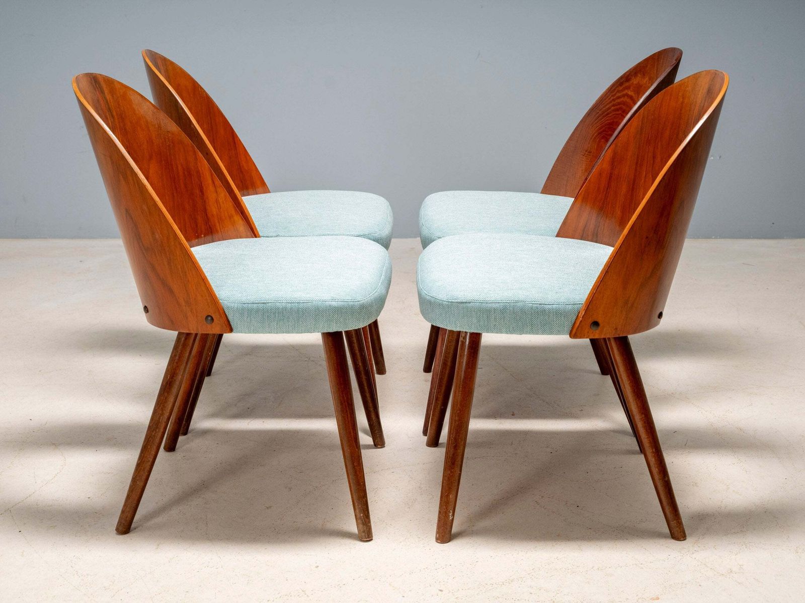 photo for sale Antonín šuman Stoelen Set, Tatra Furniture, Tsjechoslowaaks Design Jaren 1960