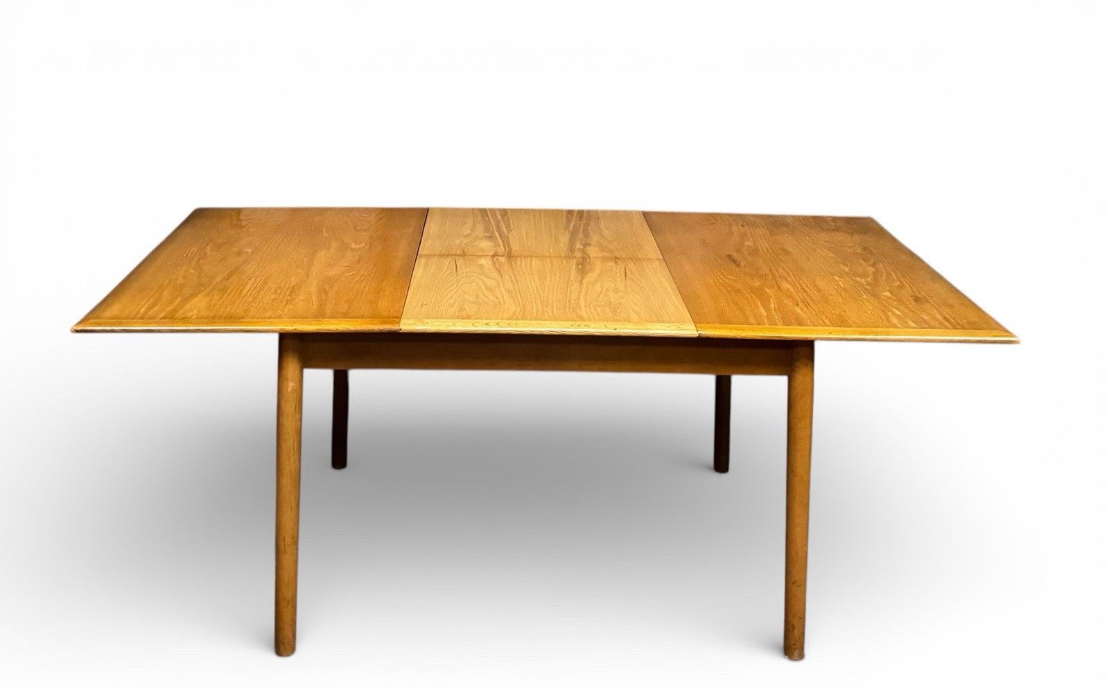 photo buy Dalescraft Teak Dining Table Extending Butterfly Leaf Rare Mid Century C1960s