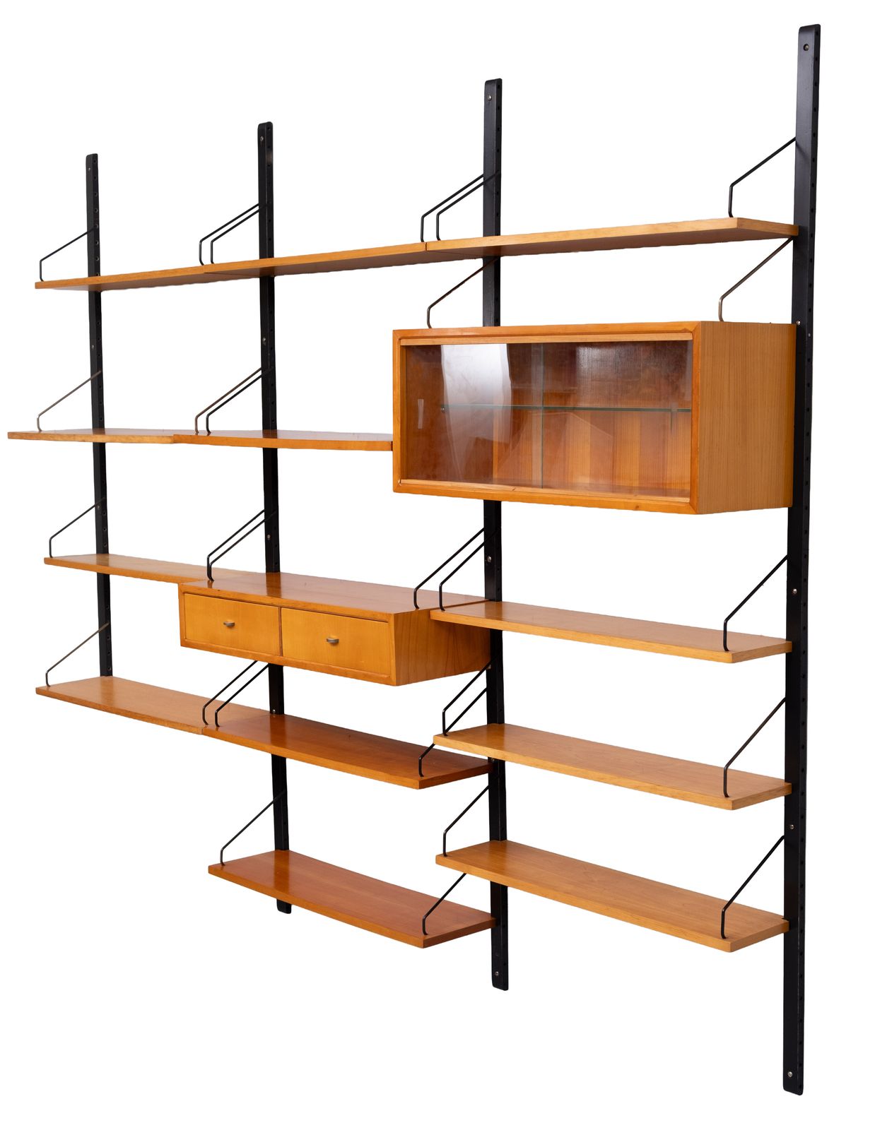 Poul Cadovius Hanging Royal Wall System 1950s Denmark