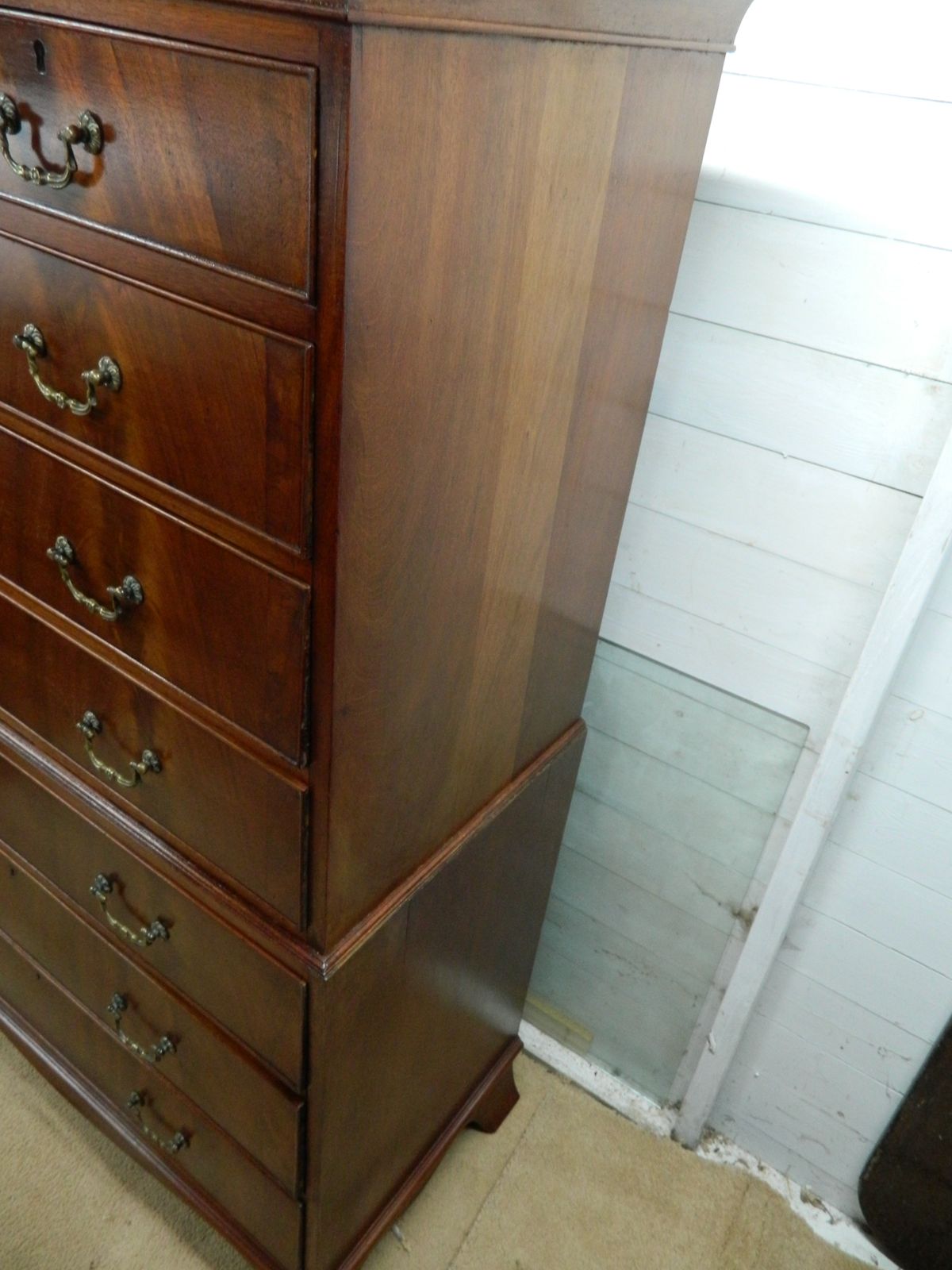 photo furniture Edwardian Mahogany Chest On Chest