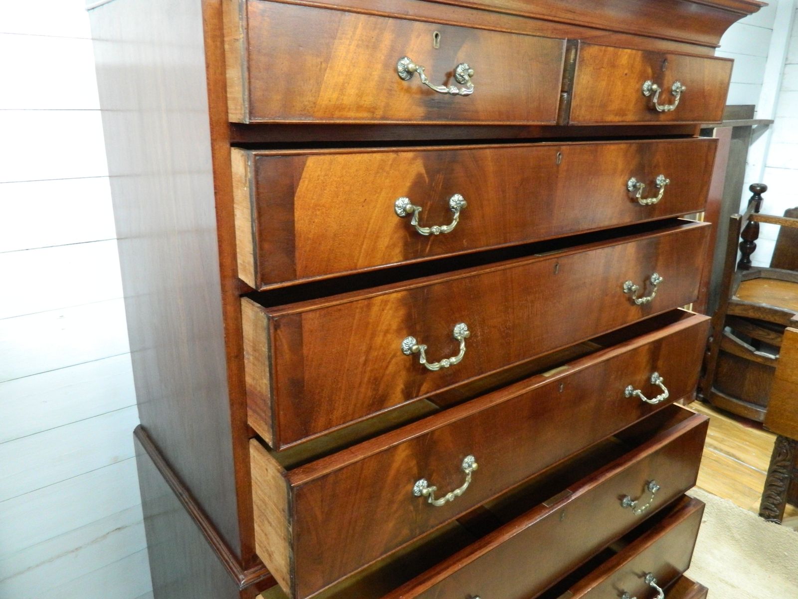 photo buy Edwardian Mahogany Chest On Chest