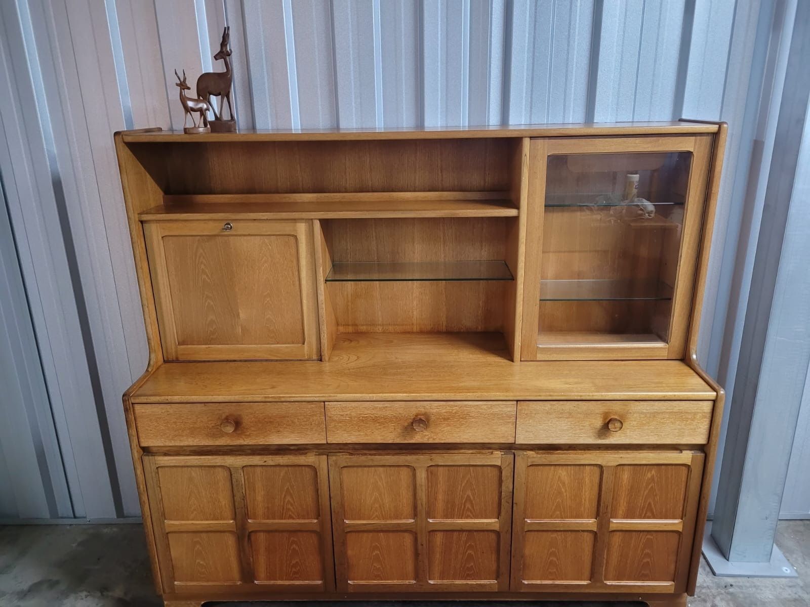 Vintage Highboard Sideboard By Nathan
