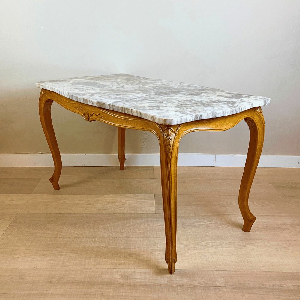 Louis XV Style Coffee Table, Spain, 1940's photo buy