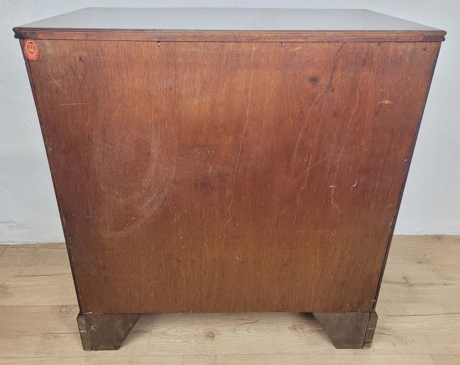 photo buy Chest Of Drawers 4 Serpentine Front Mahogany Antique English