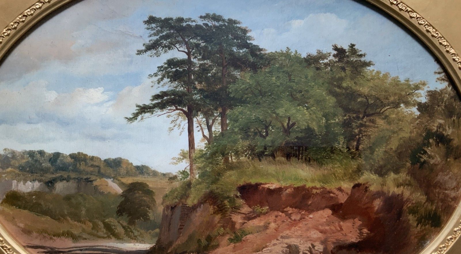 Attrib: James Thomas Linnell (1826 1905) Fine Country Landscape Oil Painting photo 399.0