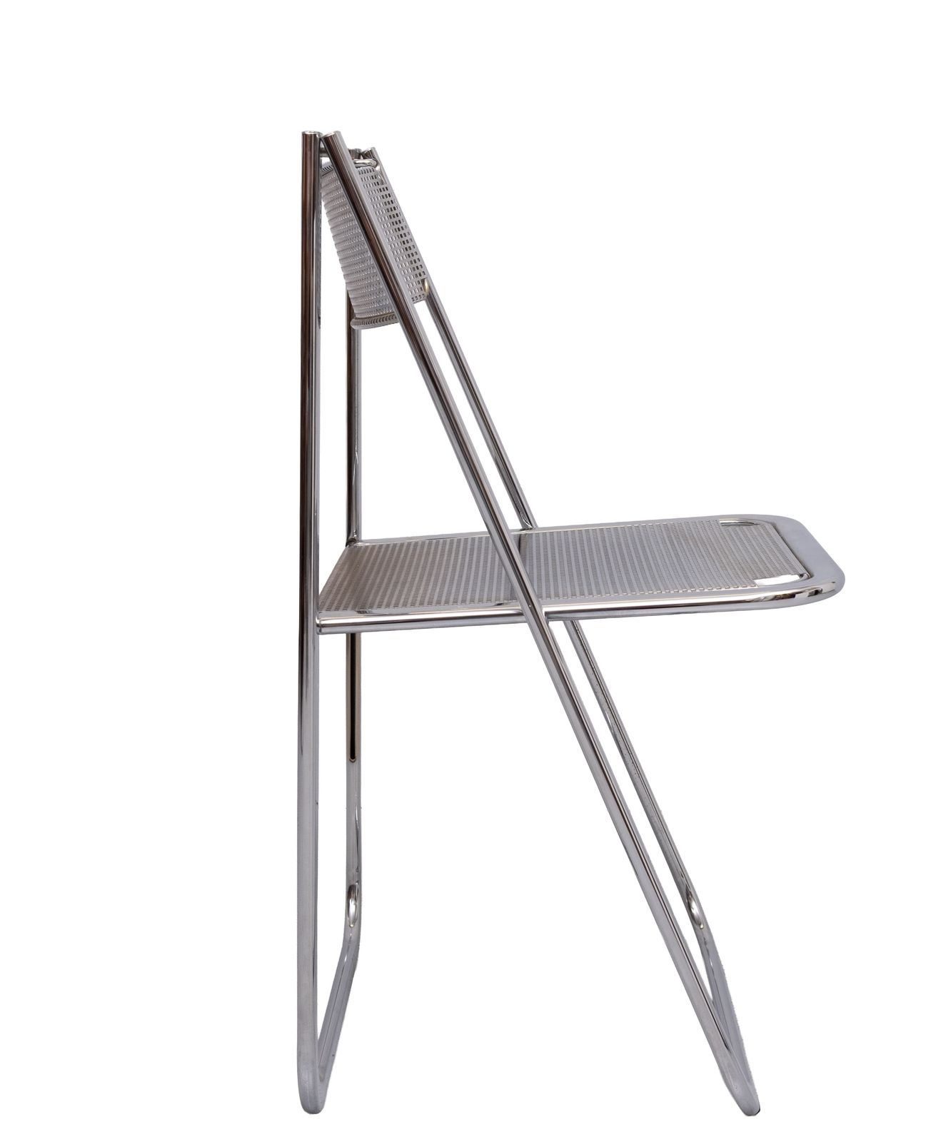 photo furniture Arrben Chrome Vouwstoel Jaren 1970 Italië