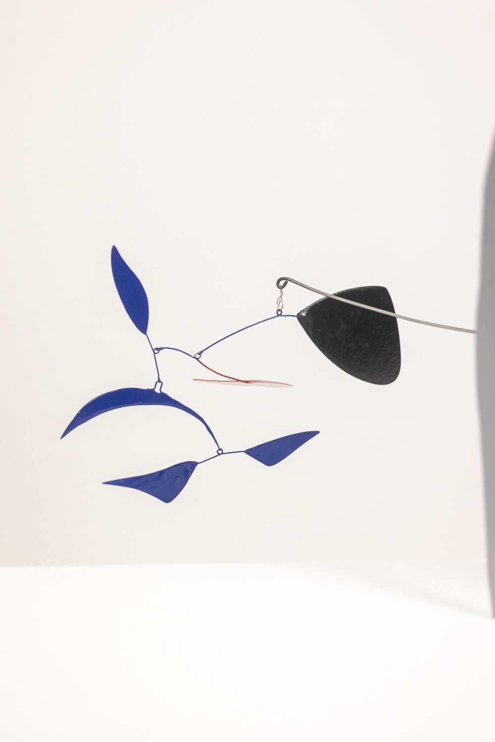 Olivier Vonet Sculpture In Black, Blue, And Red Lacquered Metal. Contemporary photo buy