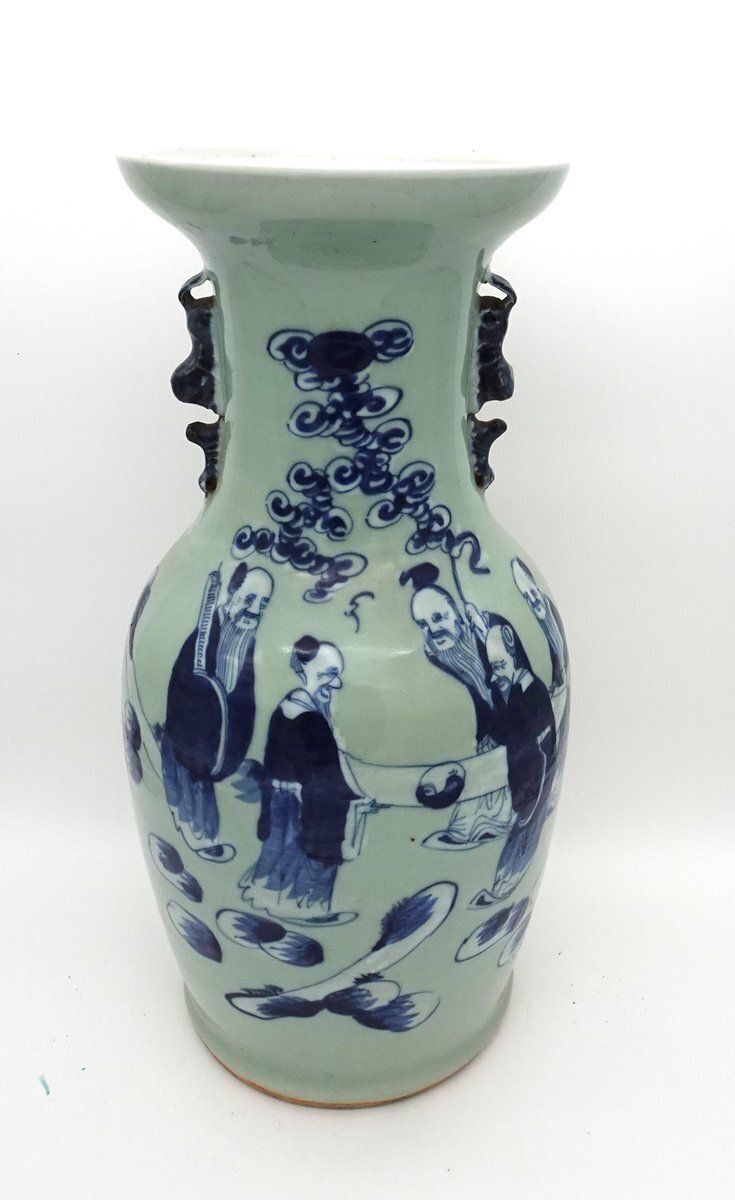 Antique Chinese Porcelain Vase, 1890s