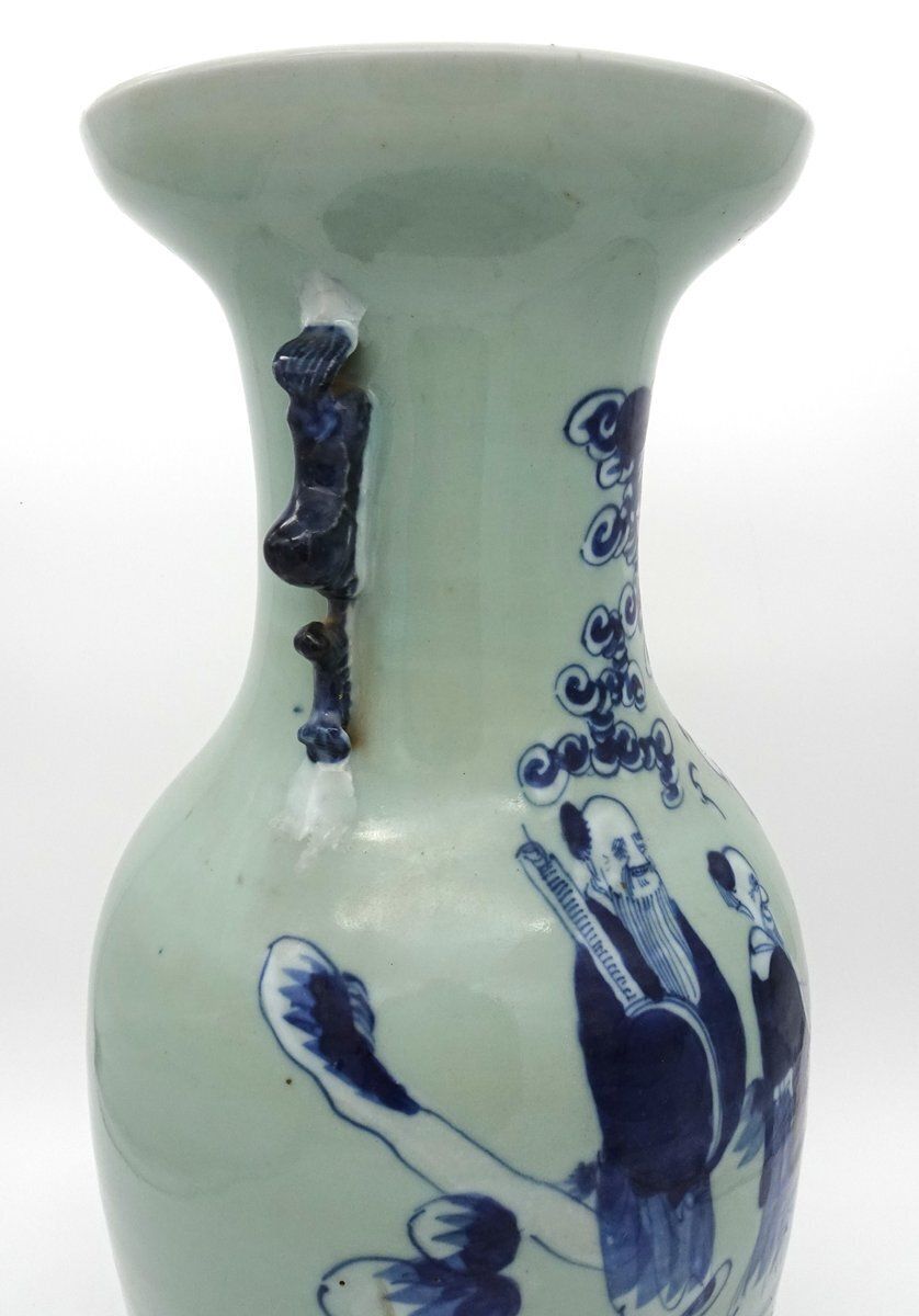 Antique Chinese Porcelain Vase, 1890s photo for sale