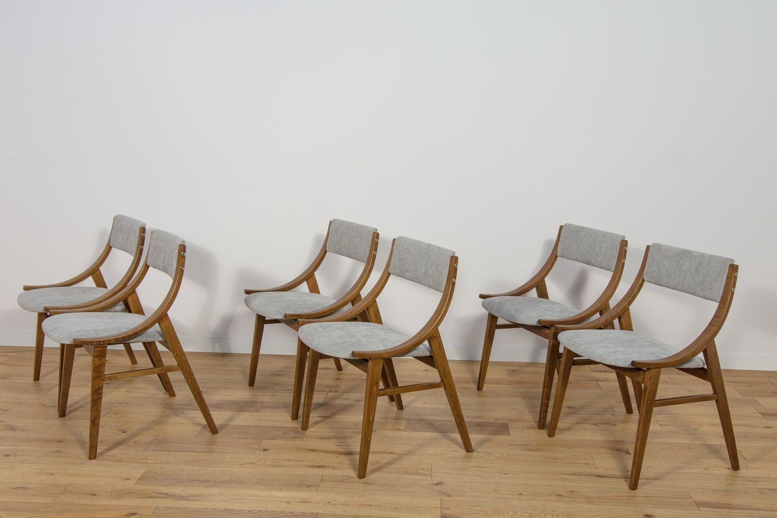 Polish Ski Jumper Chairs From Zamojska, 1970s, Set Of 6 photo 1580.0