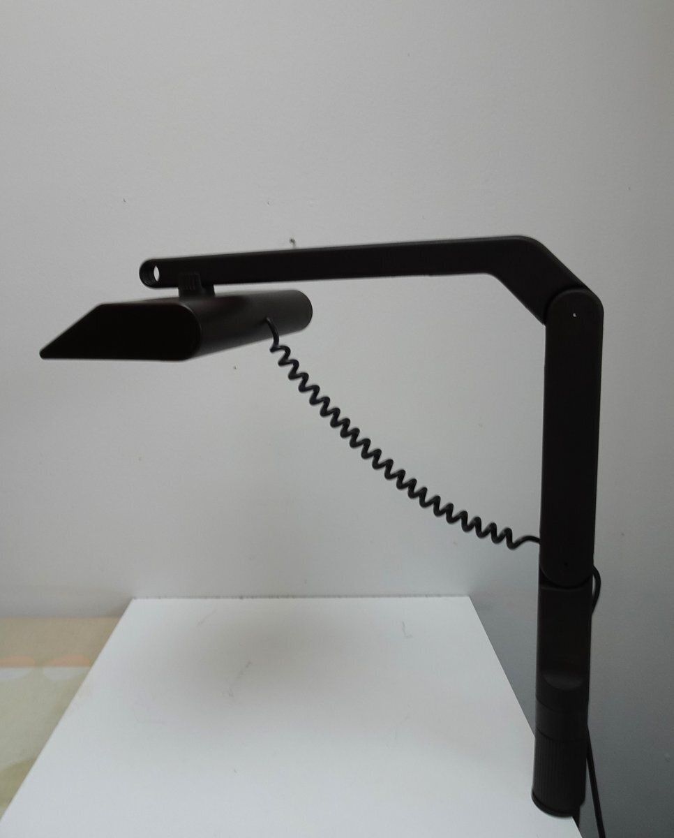 Atlanta Clamp Lamp And Attributed To Ettore Sottsass For Zumtobel Staff, 1980s photo vinterior