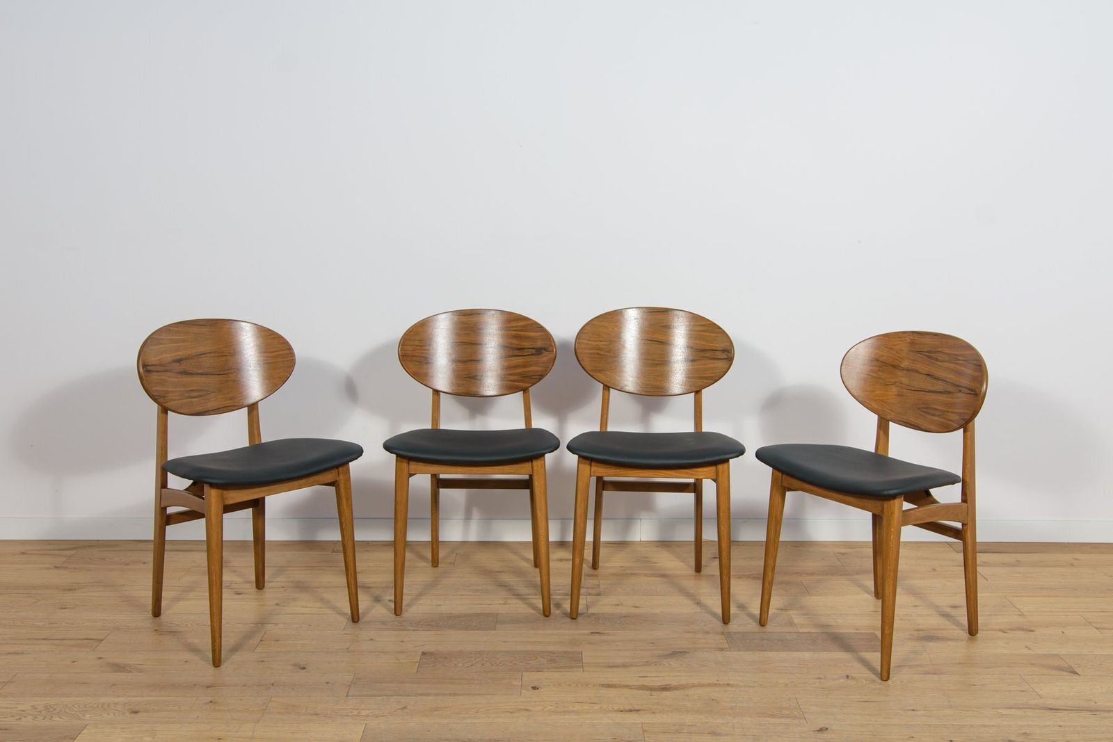 Art Deco Dining Chairs, United Kingdom, 1950s, Set Of 4