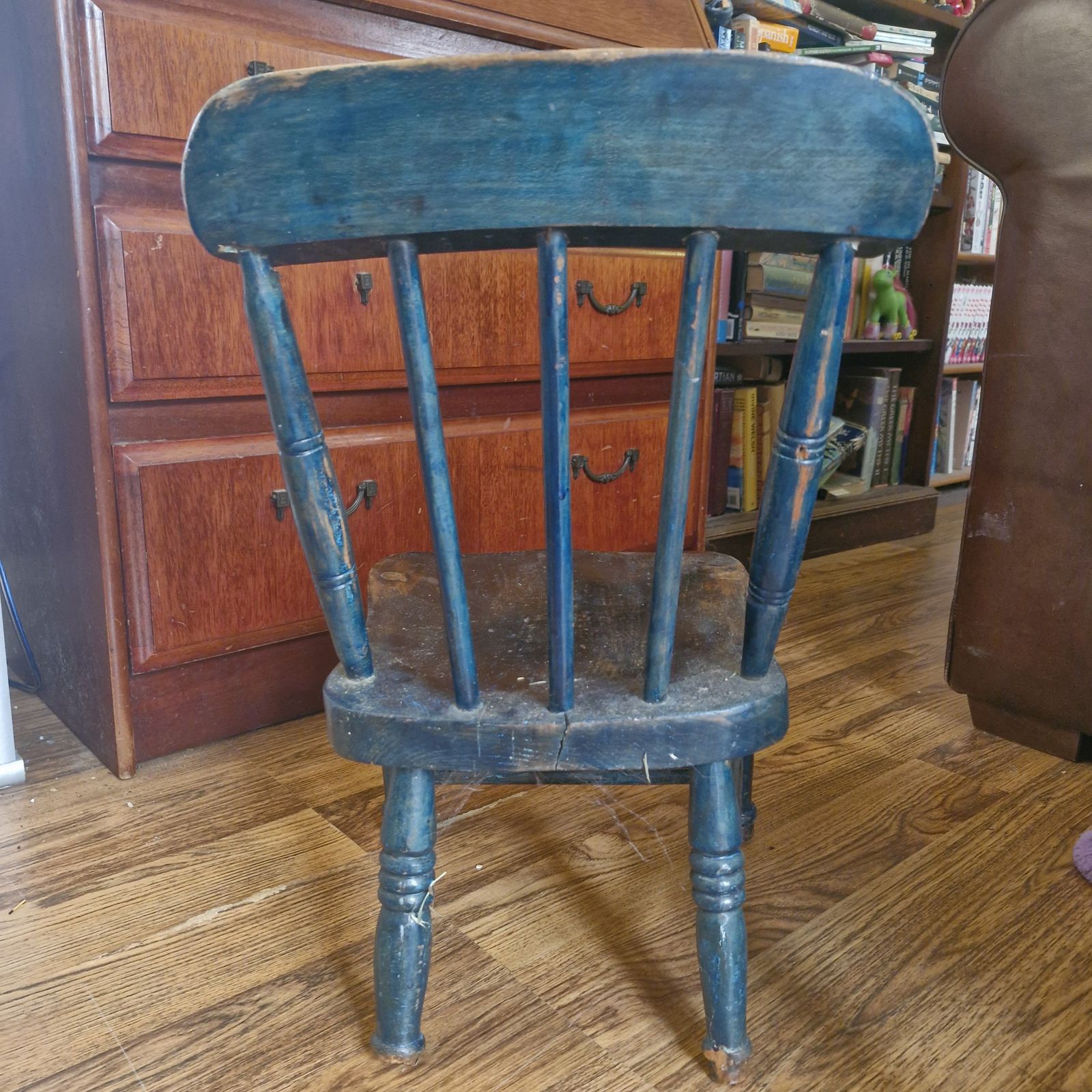 Antique Children's Wooden Windsor Chair photo furniture