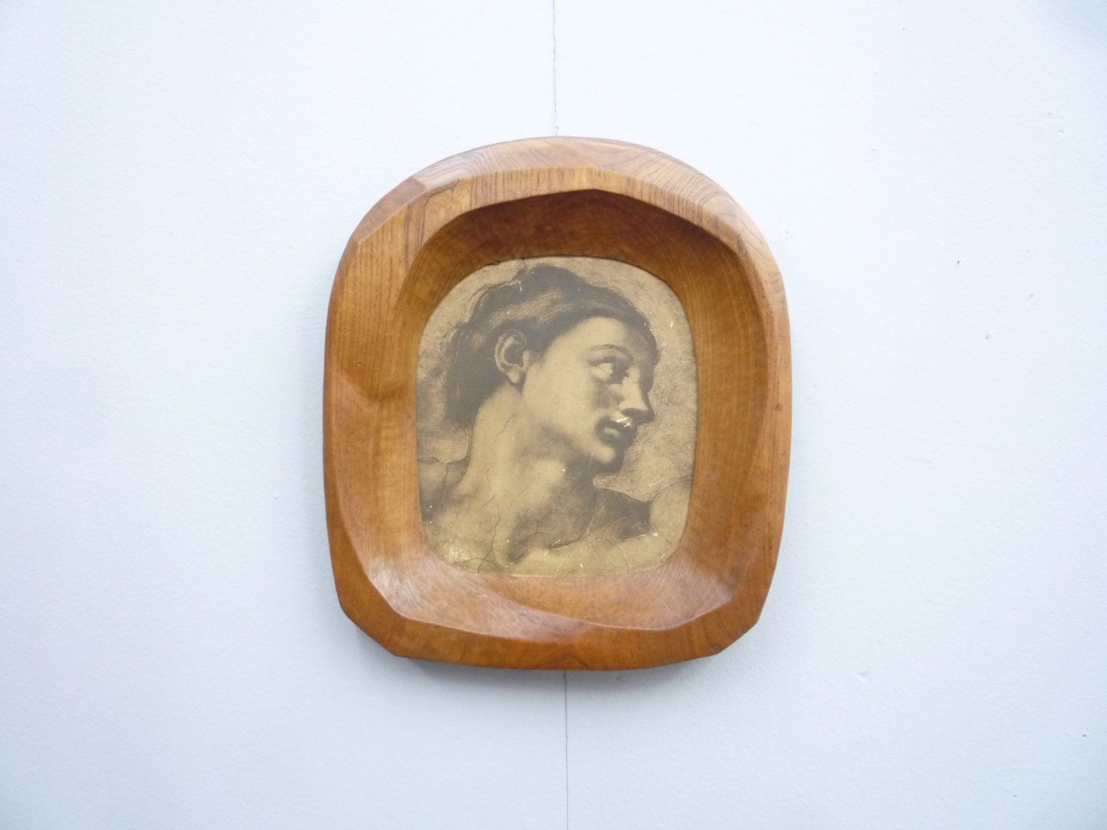 Anthroposophical Picture Frame Made Of Elm Wood, 1920s photo for sale