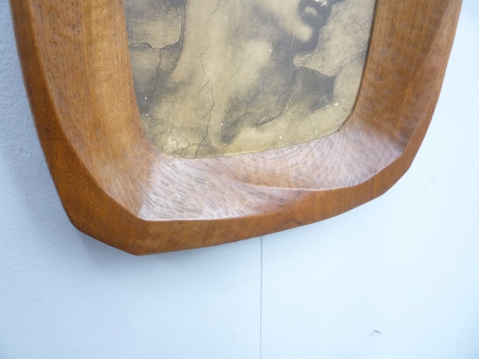 Anthroposophical Picture Frame Made Of Elm Wood, 1920s photo vinterior