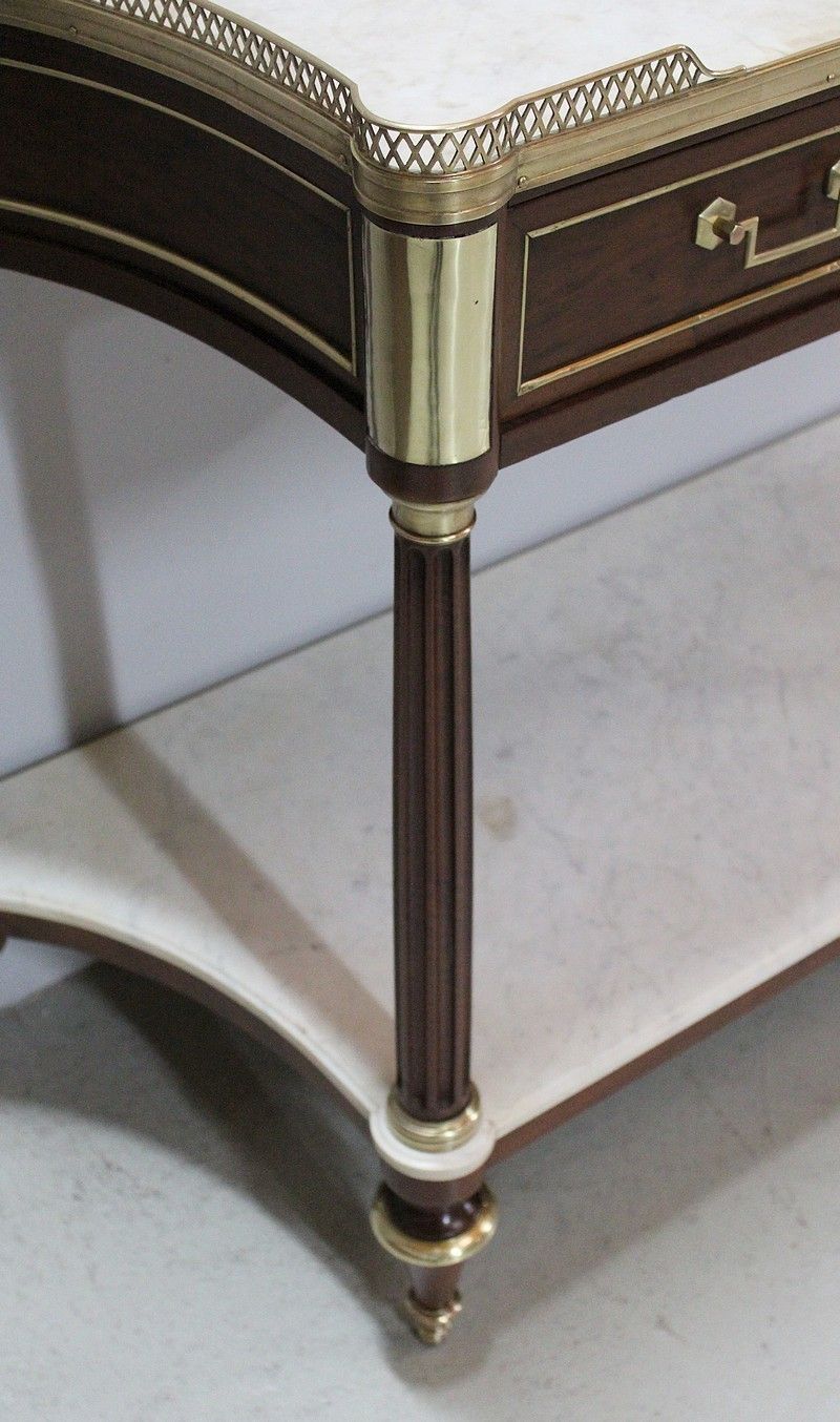 photo for sale Louis XVI Trapezoidal Console 18th Century