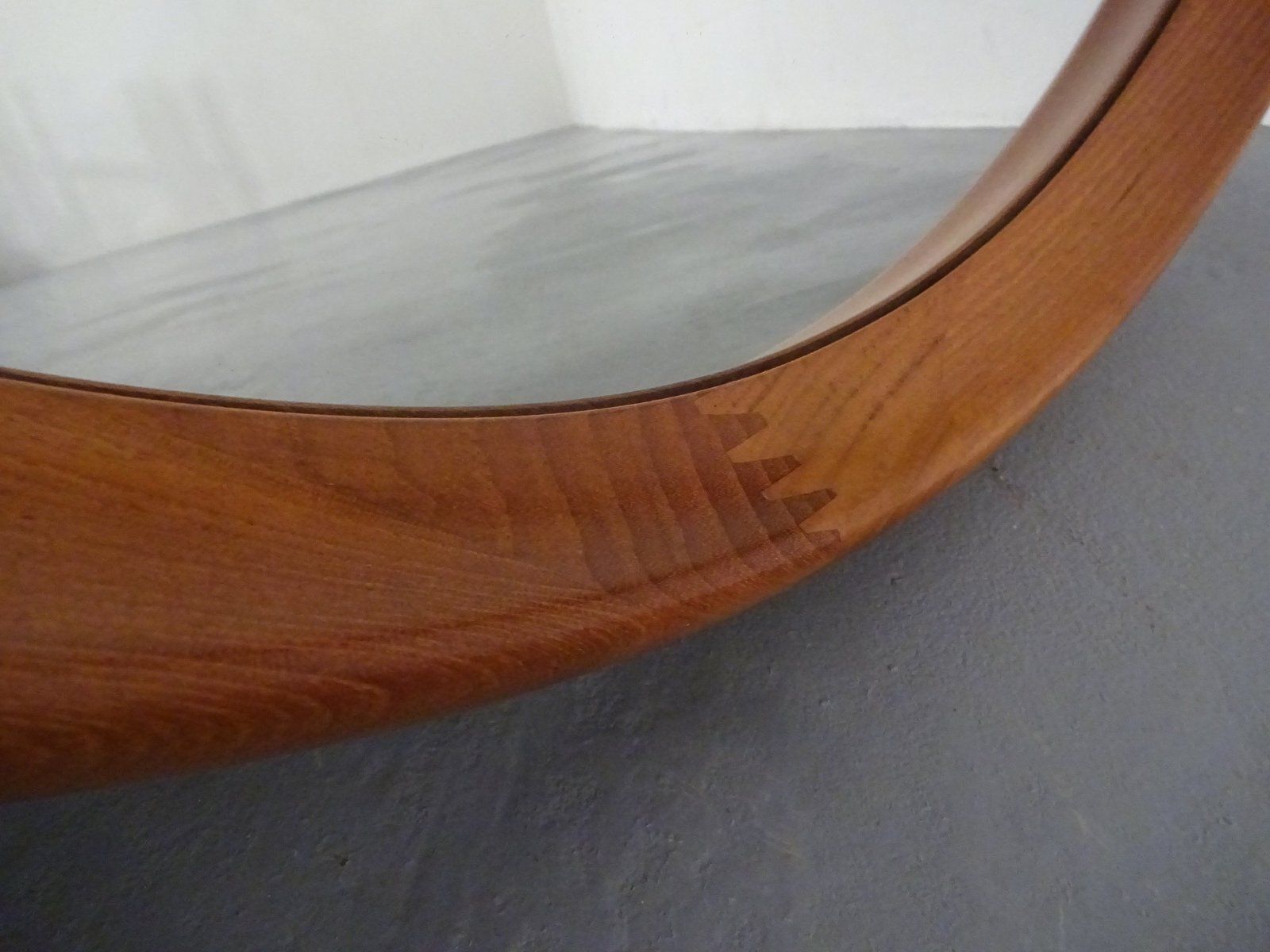 998.0 Large Teak Mirror By Bernhard Pedersen For Viby J. Møbelfabrik, Denmark, 1960s photo