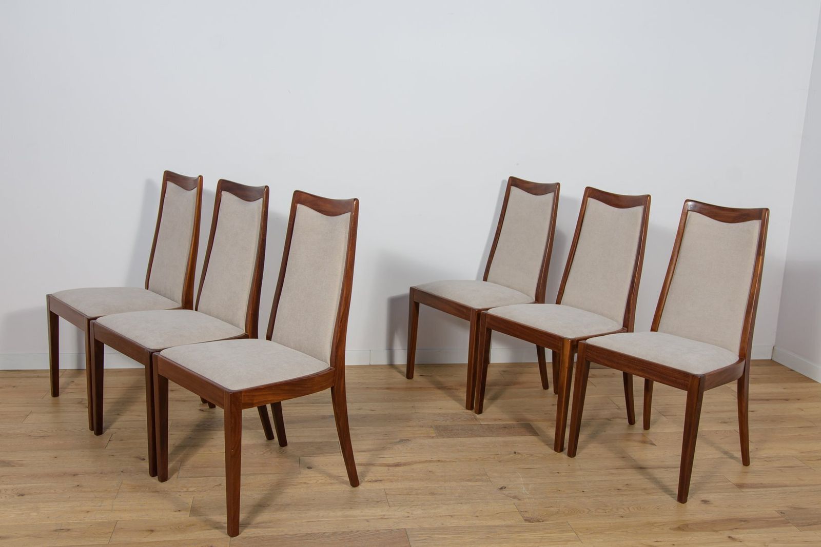 Mid Century Teak Dining Chairs By Leslie Dandy For G Plan, United Kingdom, 1960s, Set Of 6 photo Furniture