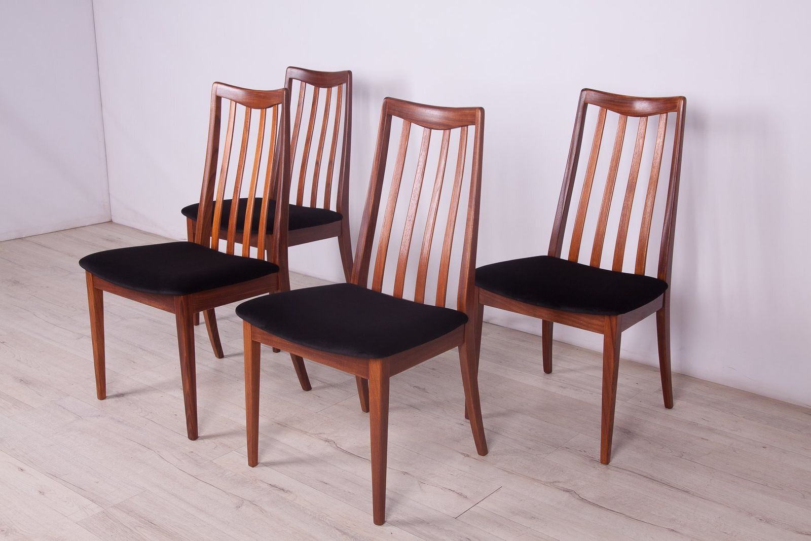 Mid Century Teak Dining Chairs By Leslie Dandy For G Plan, 1960s, Set Of 4