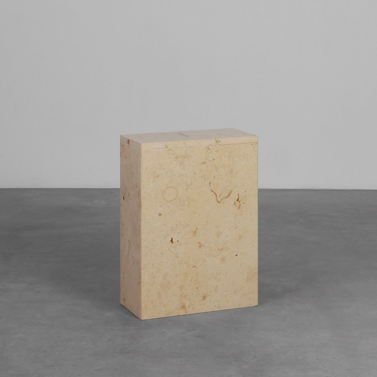 Mid Century Italian Travertine Console, 1980s