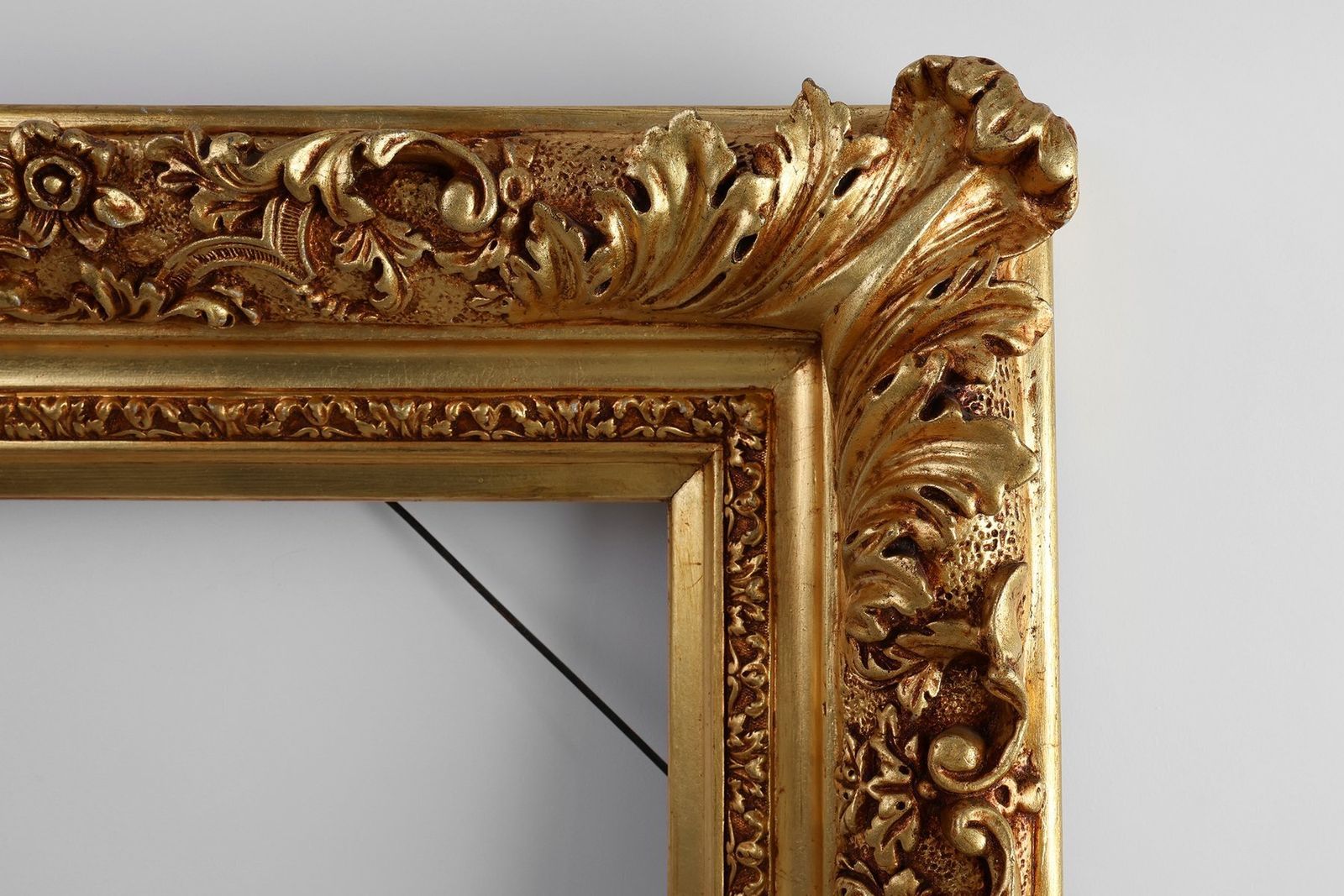 Louis XV Gilded Frame, Belgium, 1850s photo furniture