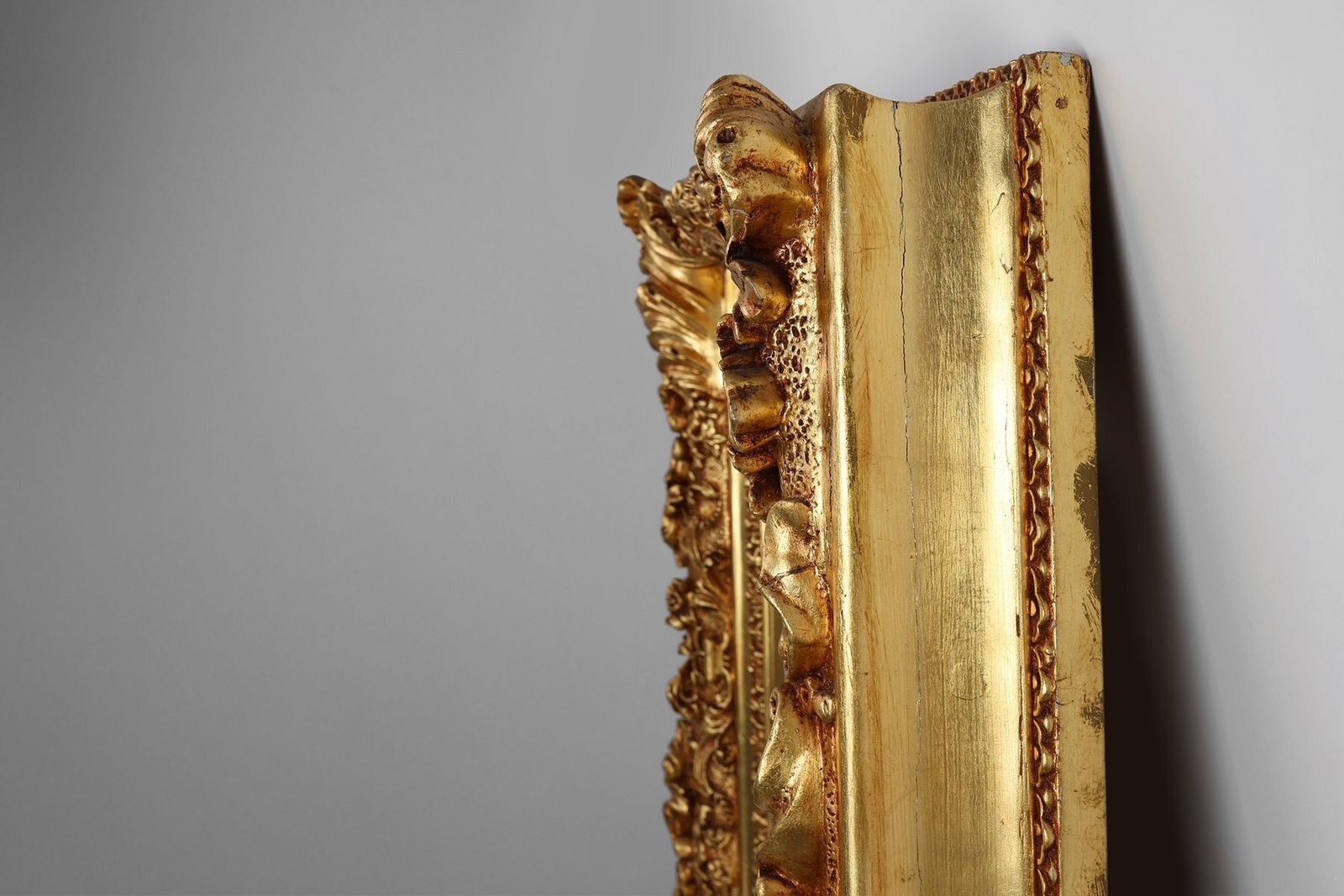 Louis XV Gilded Frame, Belgium, 1850s photo vintage