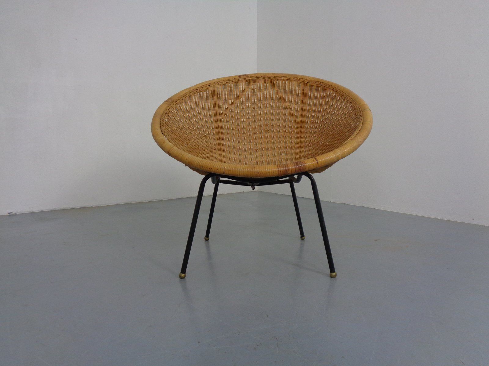 Mid Century Modern Wicker Chair By Paul Mccobb, USA, 1950s photo furniture