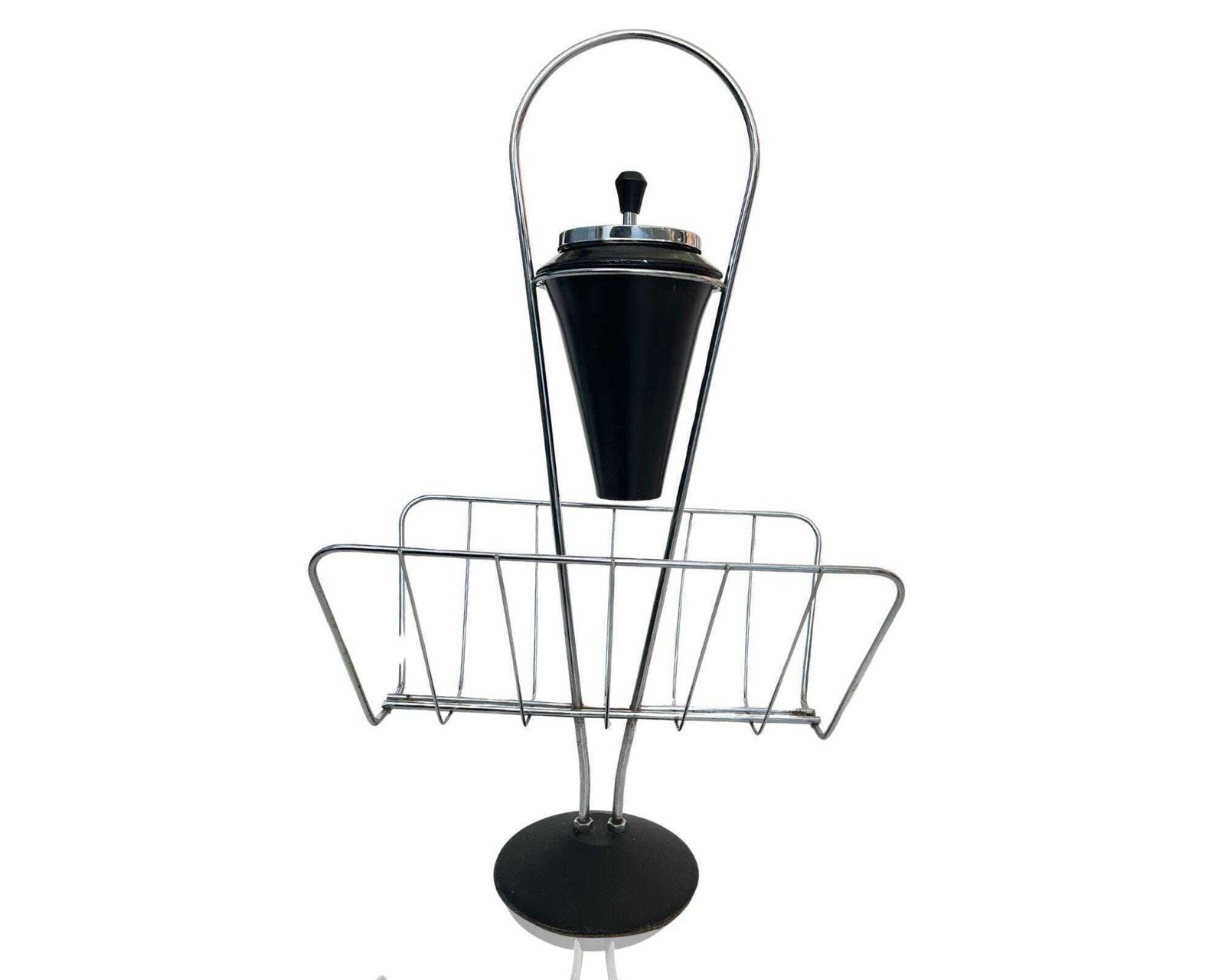 Vintage Asbakstandaard Chroom | 1 Stuk | Duits Mid Century Design photo furniture