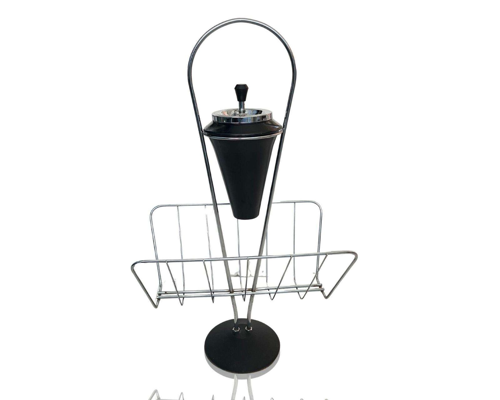 Vintage Asbakstandaard Chroom | 1 Stuk | Duits Mid Century Design photo for sale
