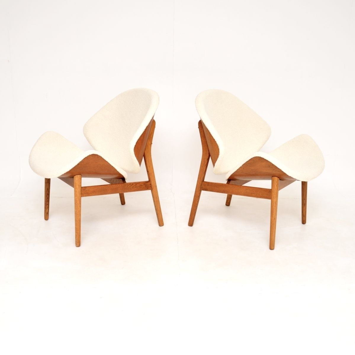 Pair Of Danish Vintage Lounge Chairs By Hans Olsen photo furniture