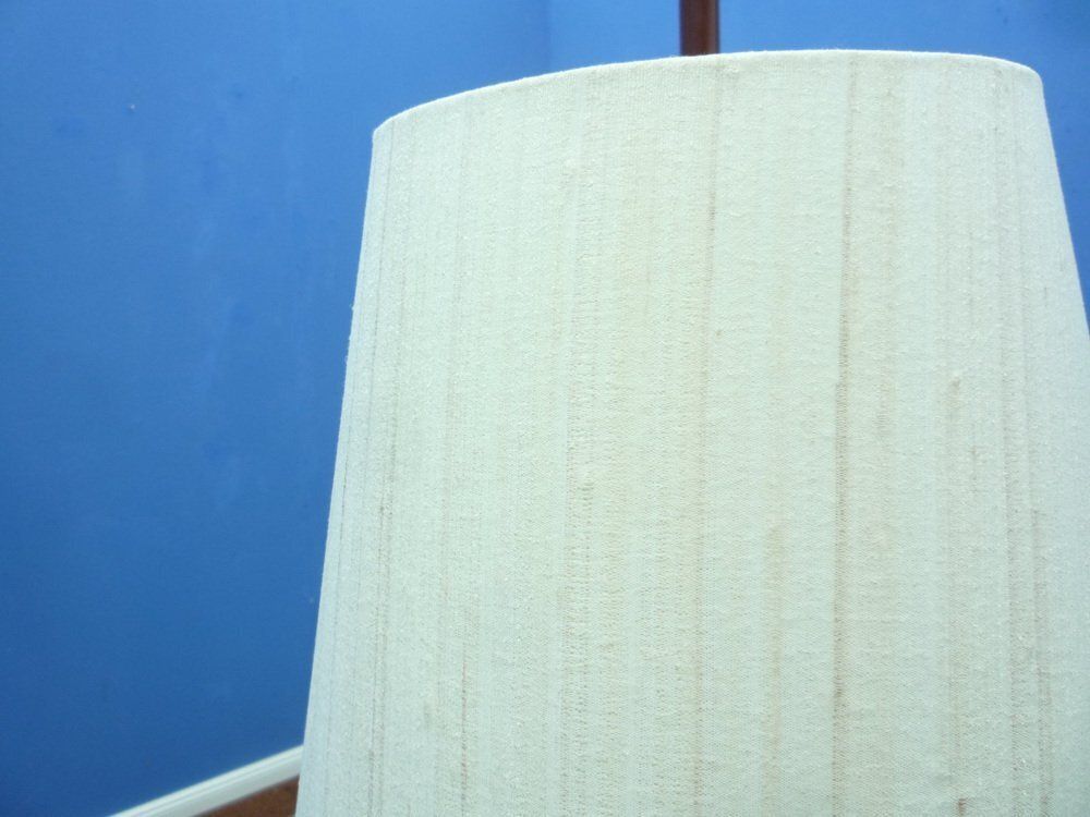 photo furniture Floor Lamp In Brass And Teak By Florian Schulz, 1950s
