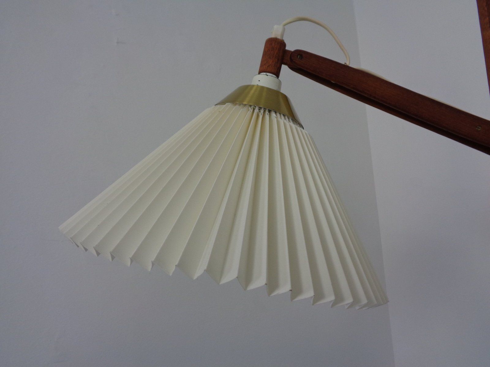 photo buy Model 325 Adjustable Floor Lamp In Teak By Vilhelm Wohlert For Le Klint, Denmark, 1950s