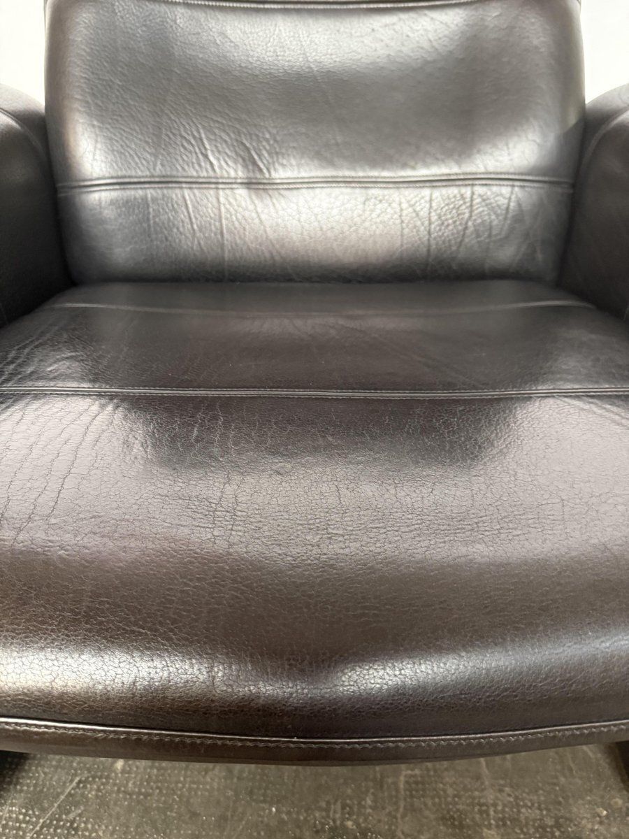 Black Leather Ds 50 Lounge Chairs From De Sede, 1970s, Set Of 2 photo vintage