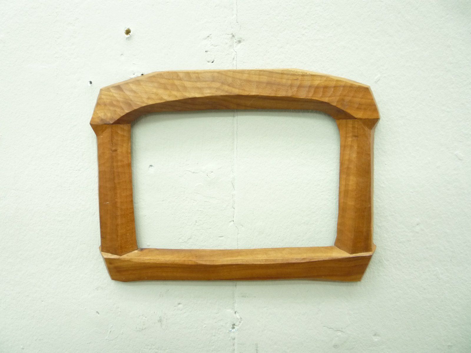 Anthroposophical Picture Frame Made Of Walnut Wood, 1940s