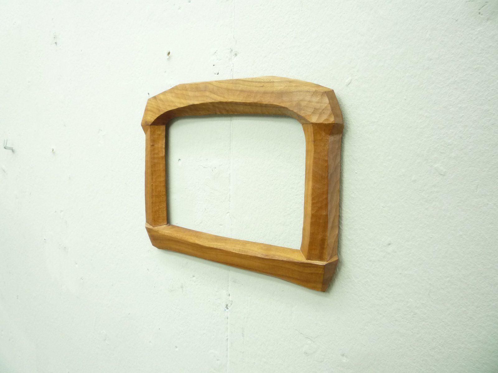 Anthroposophical Picture Frame Made Of Walnut Wood, 1940s photo furniture