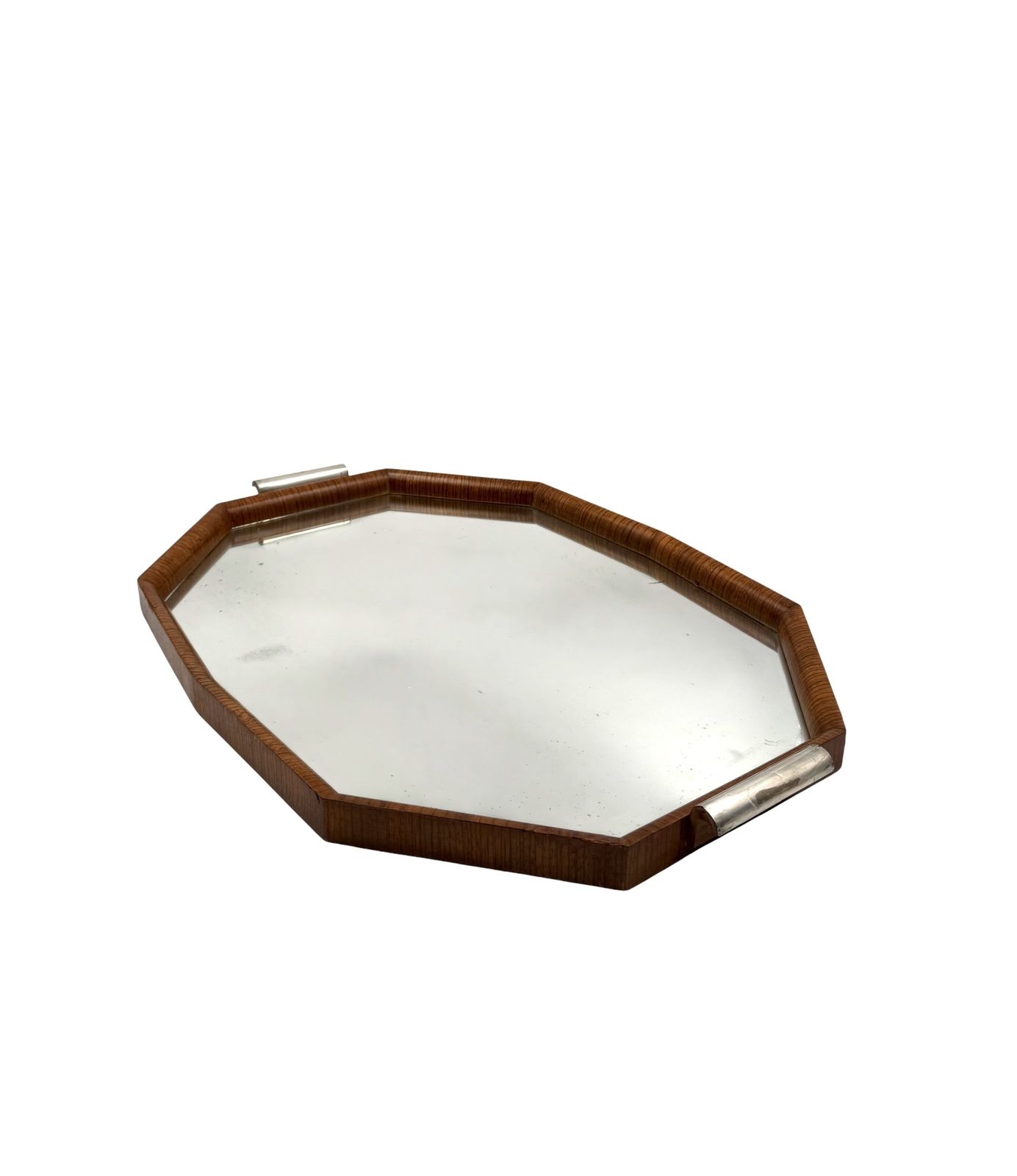 Mid Century Modern Mirrored Tray, Brazil 1960s photo Home Decor
