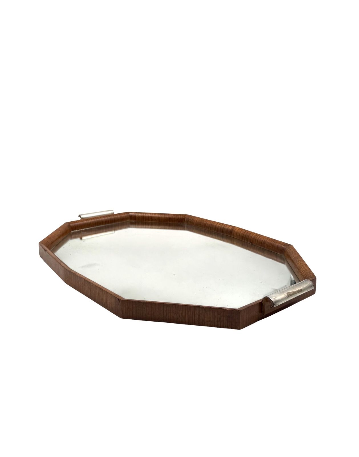 photo vinterior Mid Century Modern Mirrored Tray, Brazil 1960s