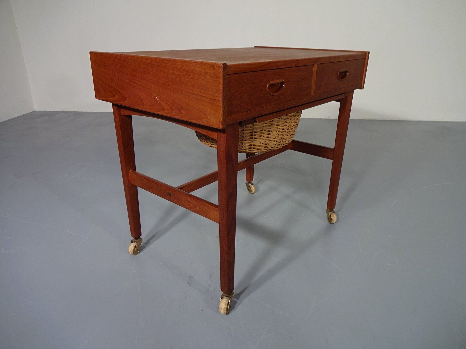 Danish Sewing Cart In Teak, 1960s photo furniture