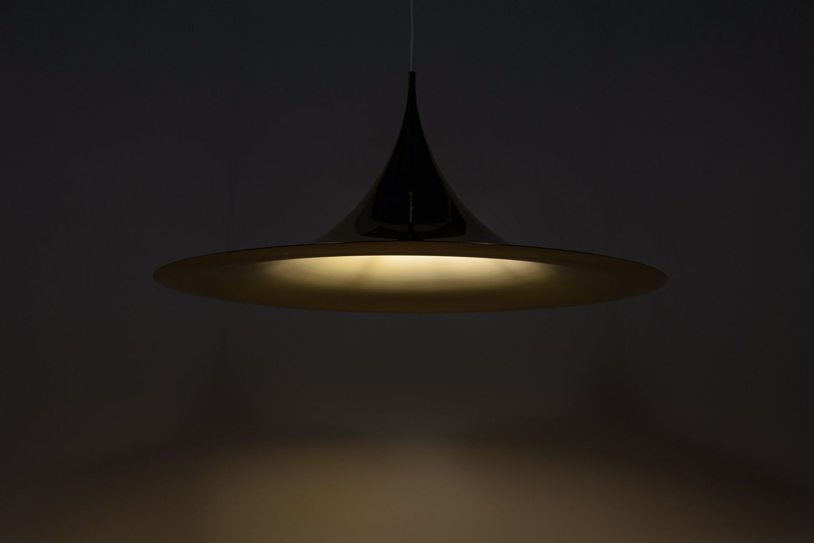 Semi Pendant Lamp By Claus Bonderup & Torsten Thorup For Fog & Mørup, 1960s photo for sale