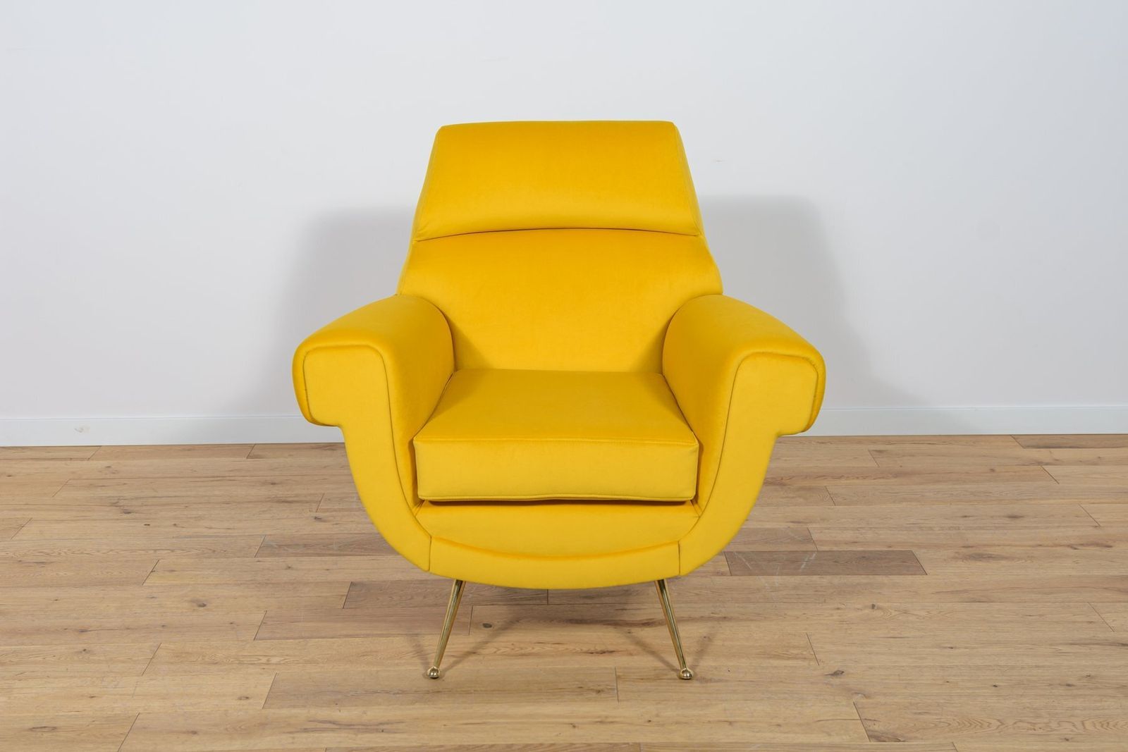 Mid Century Armchair By Gigi Radice For Minotti, 1950s photo furniture