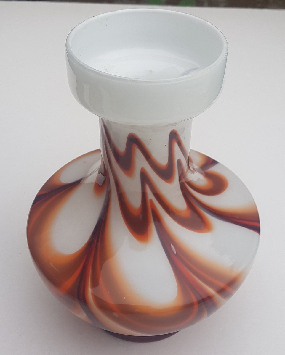 Italian Glass Vases By Palina Fiorentina, 1960s, Set Of 3 photo for sale