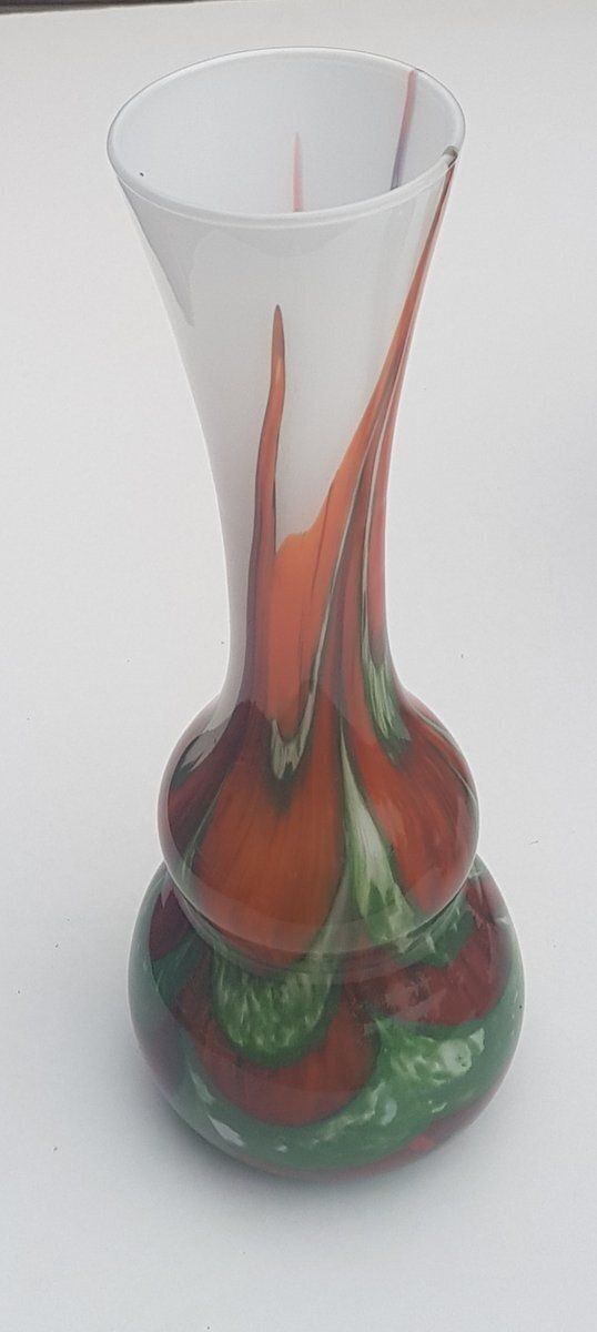Italian Glass Vases By Palina Fiorentina, 1960s, Set Of 3 photo Home Decor