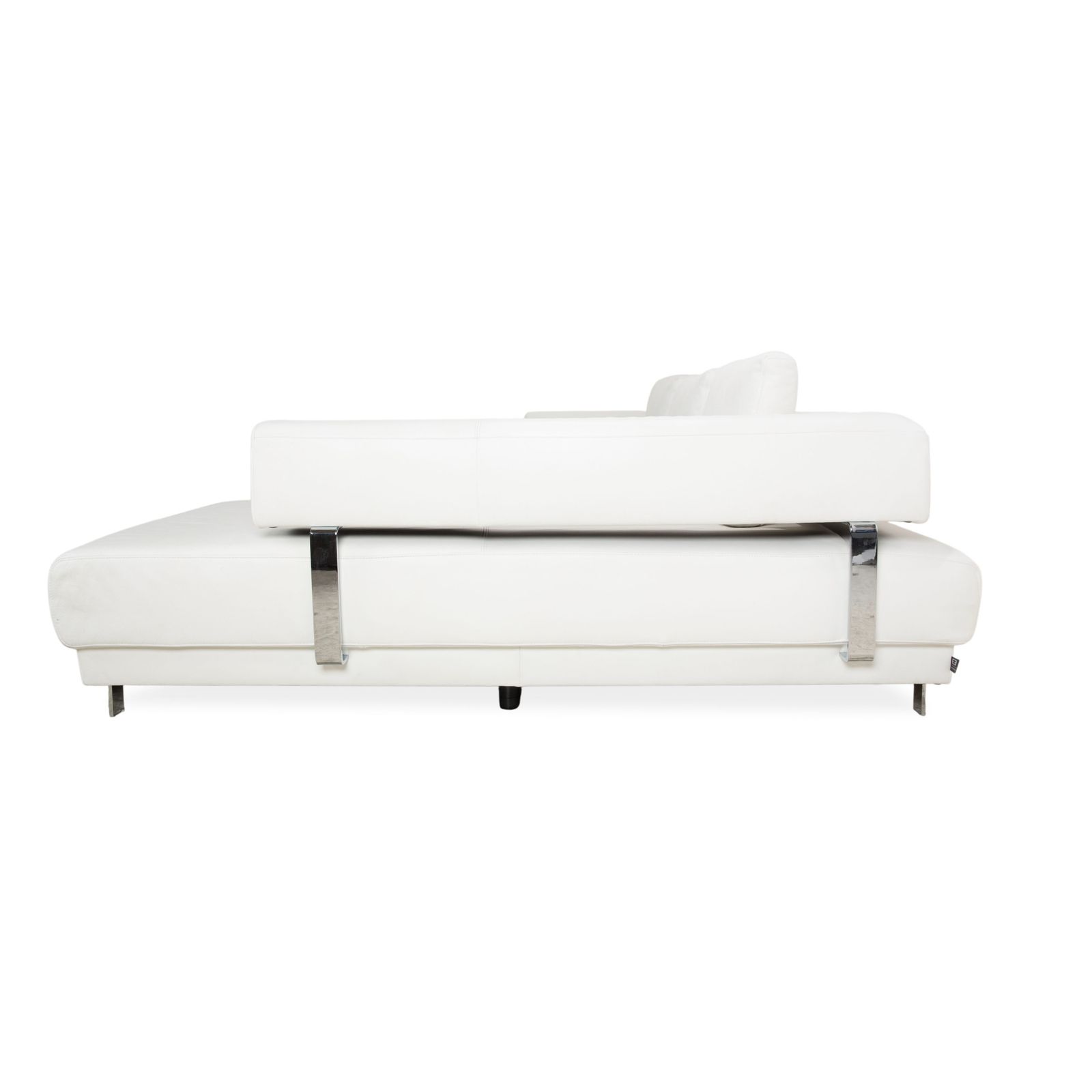 Mobilier Canapé d'angle Ewald Schillig Brand Face en cuir blanc photo