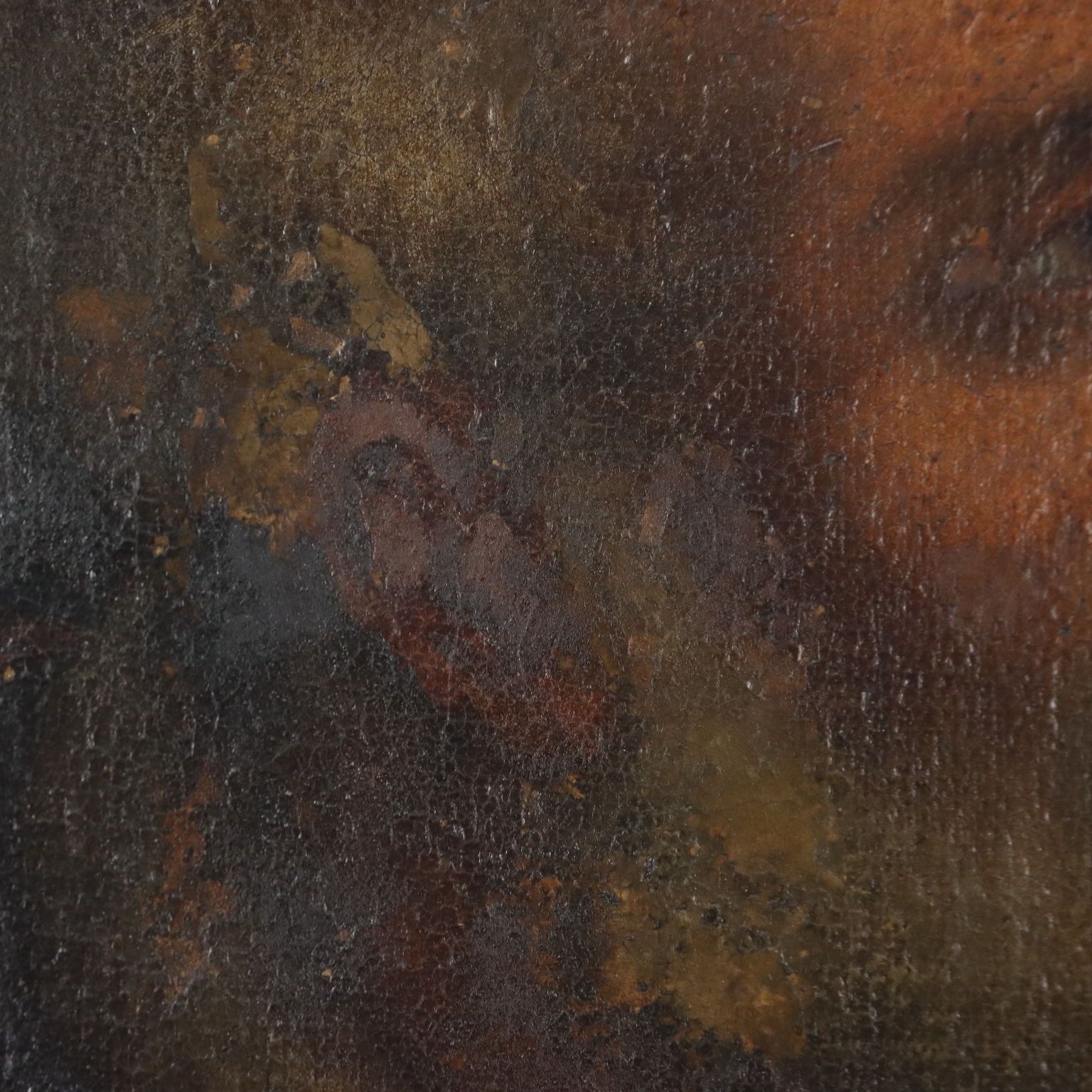 photo furniture Antique Painting Religious Subject Oil On Canvas XVII Century