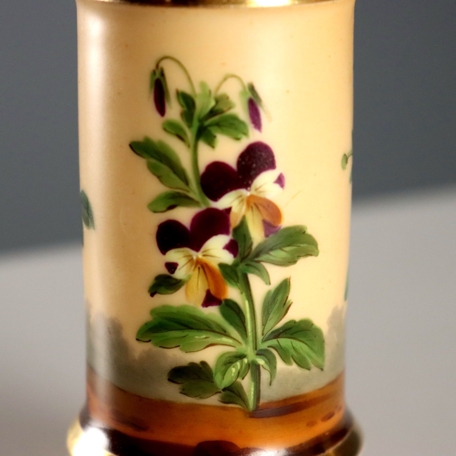 Antique Porcelain Vases Darte Frères Palais Royal France XIX Century photo 230.0