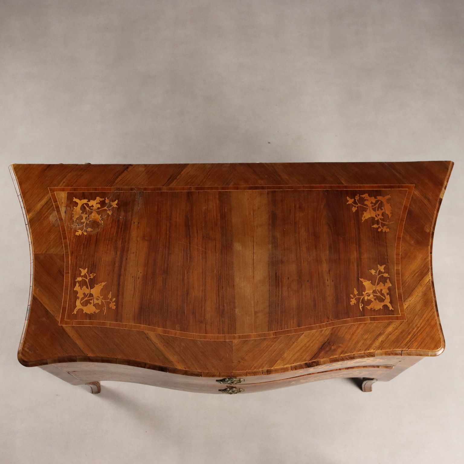 Furniture Chest Of Drawers Baroque Walnut Italy XVIII Century photo