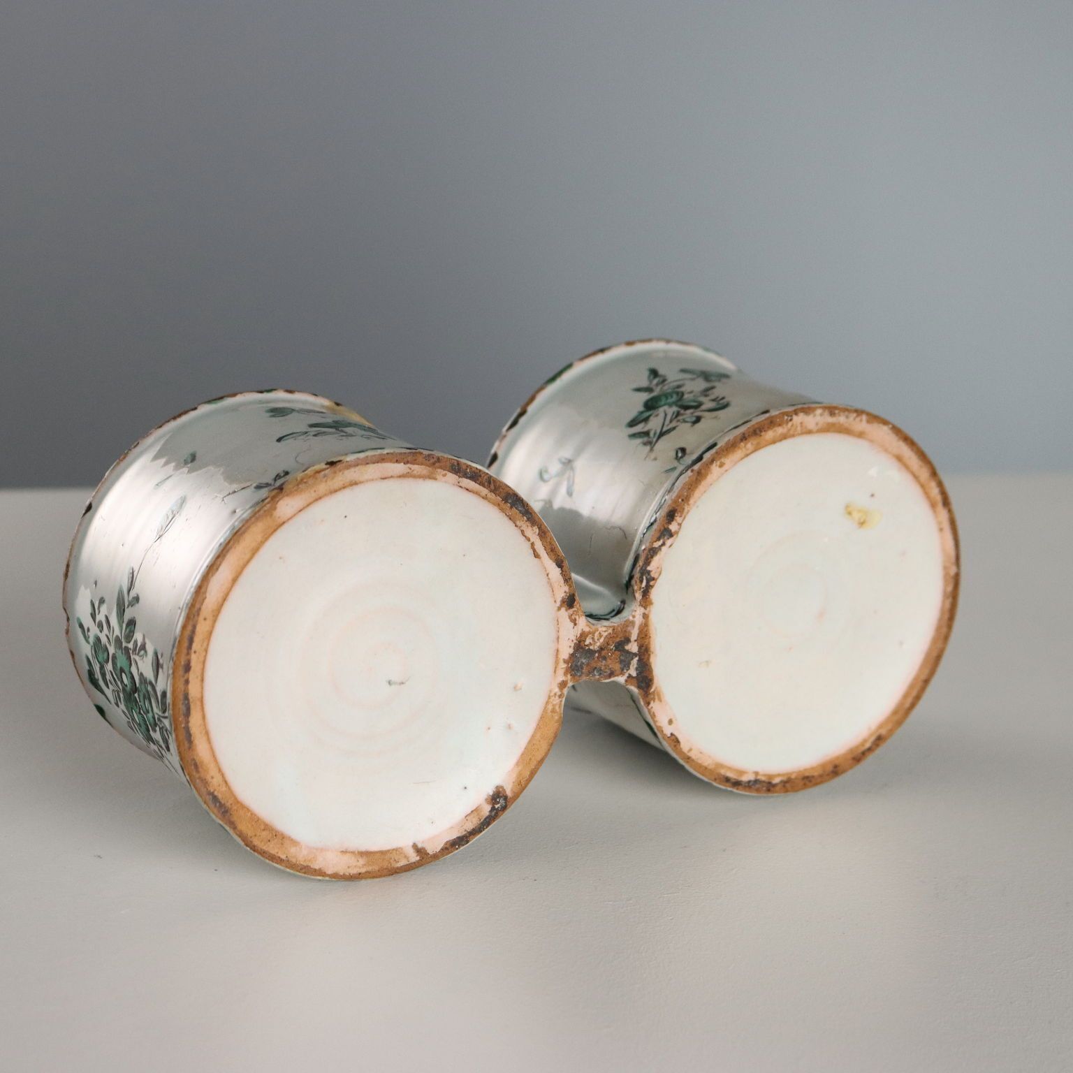 photo for sale Antique Majolica Oil And Vinegar Holder Decorations XVIII Century