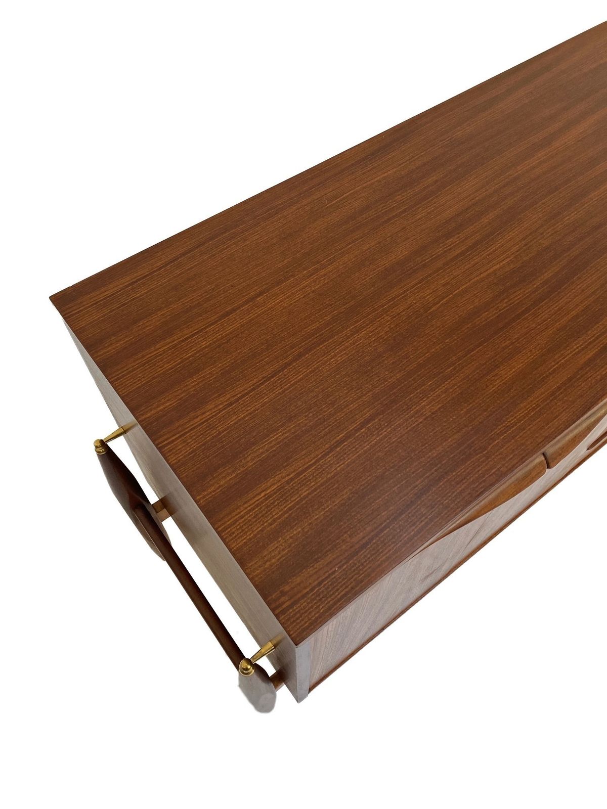 British Elliots Of Newbury Teak Sideboard Credenza Mid Century 1960s photo for sale